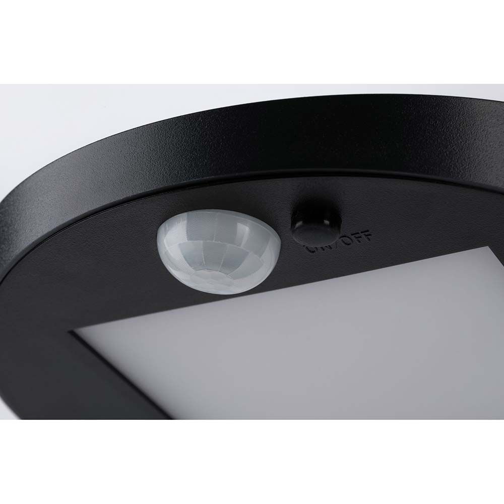 LED Aurinkoseinävalaisin ryse anturilla IP44 3000K antrasiitti