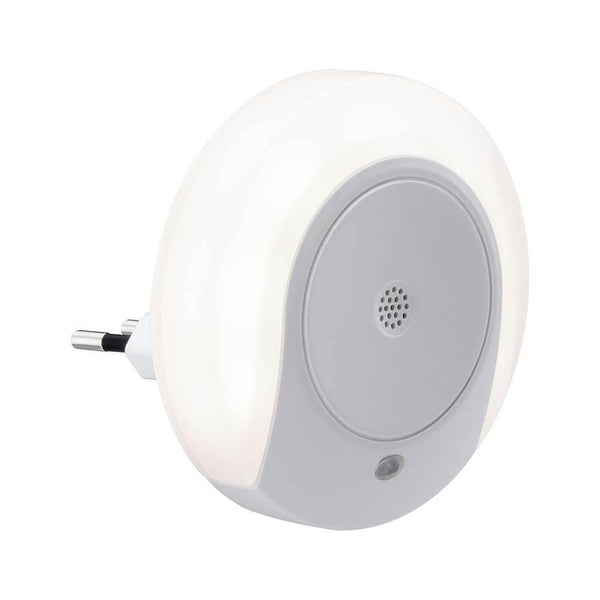 LED Stecker-Nachtlicht Horby mit Sound-Sensor 3000K Weiß - warmweißes Licht für Schlaf- und Kinderzimmer.