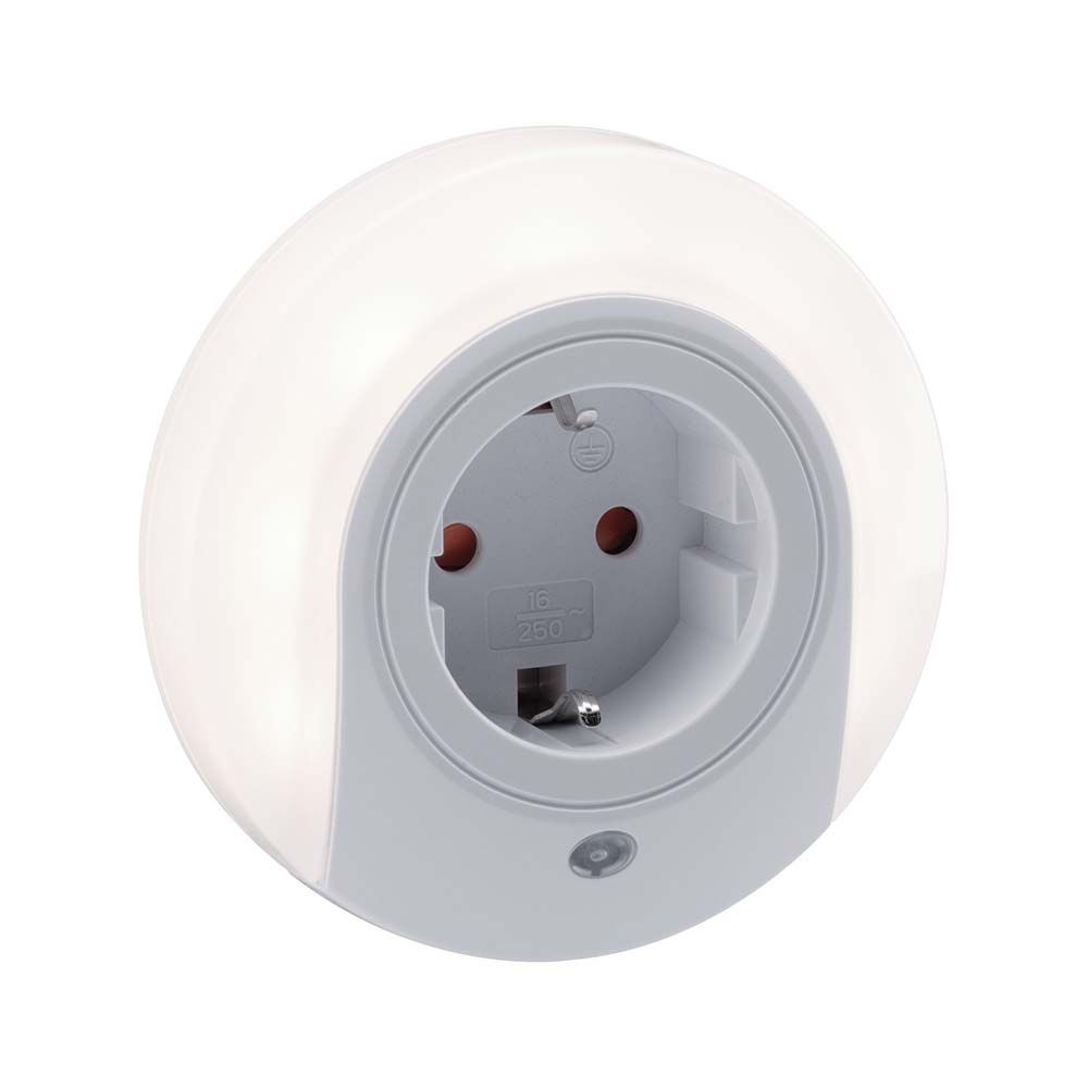 Conector LED Light Bilby Round com sensor 3000k branco