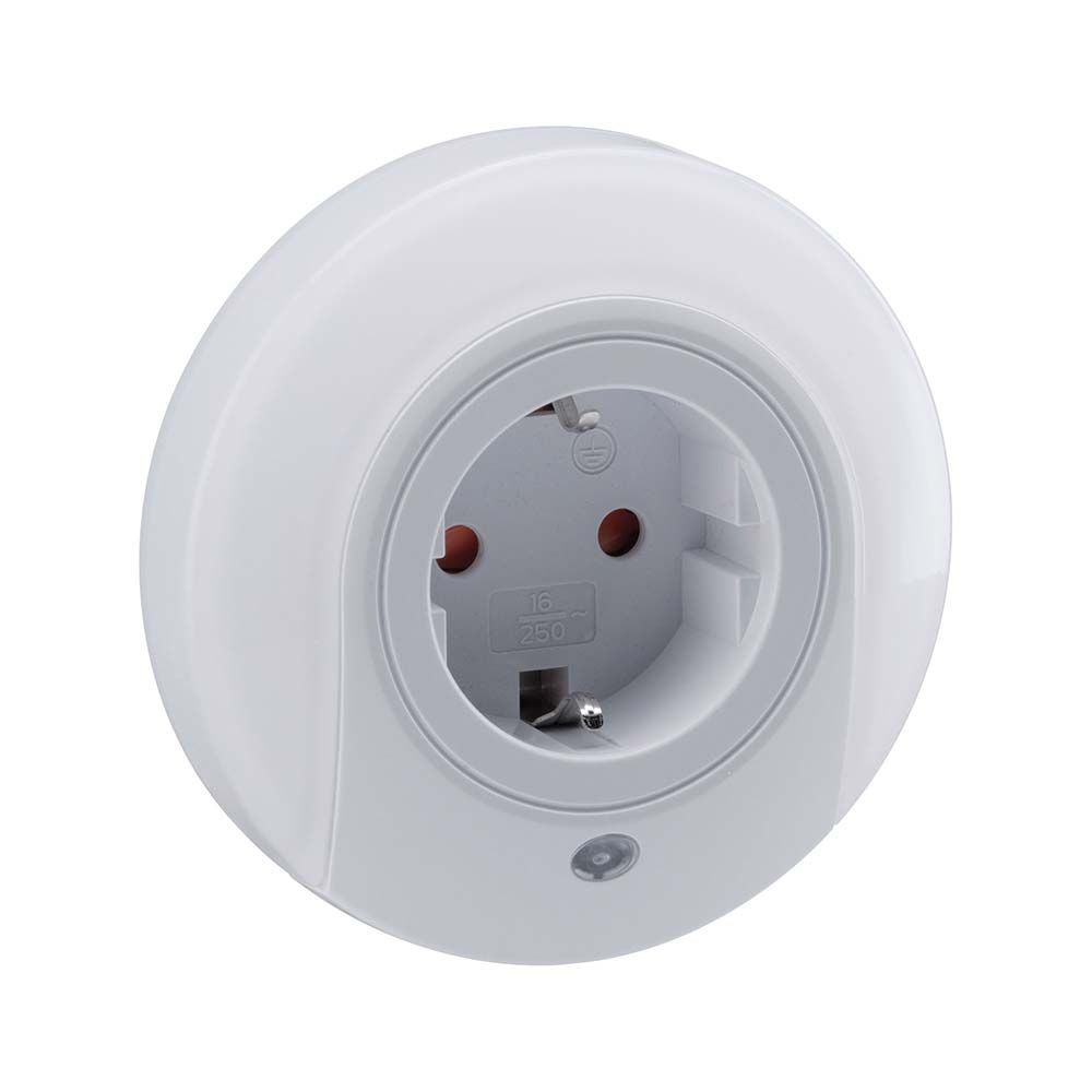 Conector LED Light Bilby Round com sensor 3000k branco