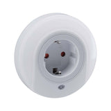 LED Steckerlicht Bilby rund mit Sensor 3000K Weiß