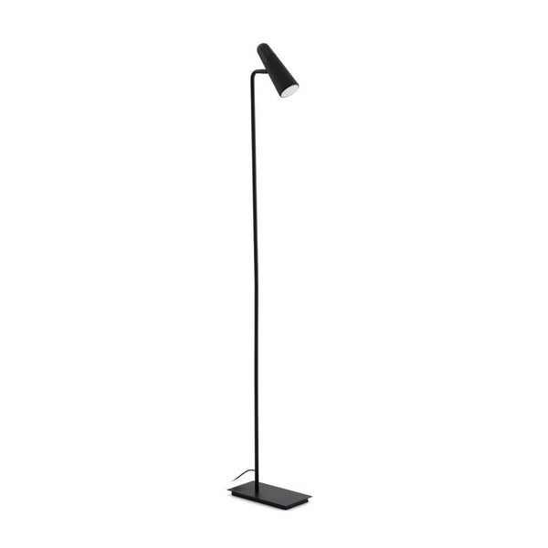 LED Stehlampe LAO Schwarz in modernem Design, ideal für Ihr Wohnzimmer oder Arbeitszimmer.