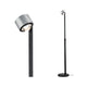 LED Stehleuchte Aldan 15,5W Dimmbar mit schwenkbarem Spotkopf und höhenverstellbarem Design.