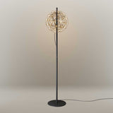 s.luce Atom metal LED floor lamp with touch dimmer