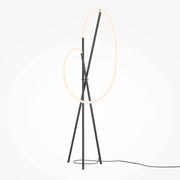 LED Lampadaire Crochet 3000K au design moderne avec une esthétique minimaliste et un câble flexible LED.