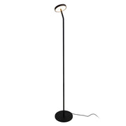 LED Stehleuchte Ibiza 123cm mit drehbaren Kopf in Schwarz, moderne Maxlight Stehlampe für Wohn- und Arbeitsbereiche