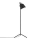 LED Stehleuchte Stage 122cm 11W, 2800-3200K Schwarz in schwarzem Design mit flexibler Beleuchtung.