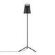 LED Stehleuchte Stage 122cm 11W, 2800-3200K Schwarz - modernes Design mit warmem Licht.