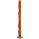 LED Stehleuchte Stein Columna 160cm Olivenmaser aus Holzfurnier, einzigartiges Design und eleganter Stil.