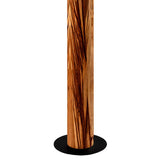 LED gulvlampe sten columna 160 cm valnød