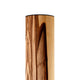 LED Stehleuchte Stein Columna 160cm Nussbaum - Detailansicht des Holzfurniers mit einzigartiger Maserung.