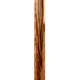 LED Stehleuchte Stein Columna 160cm Nussbaum - Detailansicht des einzigartigen Holzfurniers.