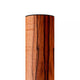 LED Stehleuchte Stein Columna 160cm Apfel Holzfurnier Detailansicht, einzigartiges Design und Hochwertigkeit.