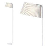 LED Lampes sur pied Owalo 7010 en bois 168 cm au design moderne avec abat-jour en bois.