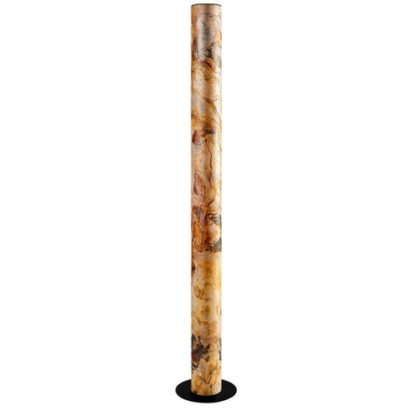 LED Stein-Stehlampe Columna 160cm Bayerischer Herbst - elegante Lichtsäule mit einzigartiger Steinfurnier-Oberfläche.