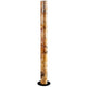 LED Stein-Stehlampe Columna 160cm in minimalistischer Gestaltung mit farbenfrohem Steinfurnier