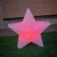 Leuchtender LED Stern Nova in Pink, ideal für Innen- und Außenbereich, IP65 wetterfest.