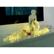 LED Sternenlametta 26 Stränge mit 27 Dioden 702 Warmweiße Dioden dekorative Beleuchtung mit Figur und Christbaumschmuck