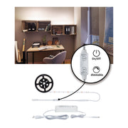 LED Strip 3m SimpLED Power Set Neutralweiß inkl. Dimm-Switch 33W, dimmbar mit Schnurdimmer