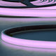 LED Streifen Aqua 5m in Pink, dimmbar, IP67, ideal für kreative Beleuchtung im Innen- und Außenbereich.