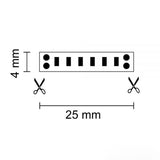 LED Strip Micro Linear 5M 4600lm 24V Neutraal White