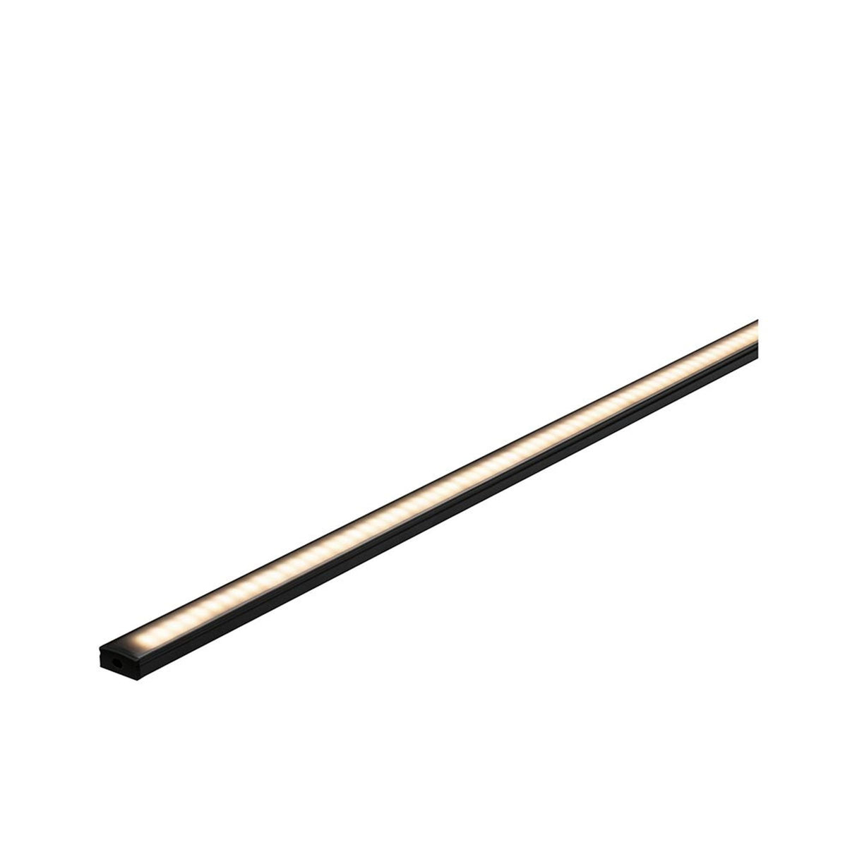 LED Strip Profil Base Schwarzer Diffusor 1m Schwarz