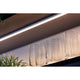 LED Strip Profil Base Weißer Diffusor 2m Alu-Eloxiert Satin