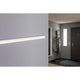 LED Strip Profil Base Weißer Diffusor 2m Alu-Eloxiert Satin