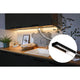 LED Strip Profil Base 2m Weißer Diffusor, Schwarz