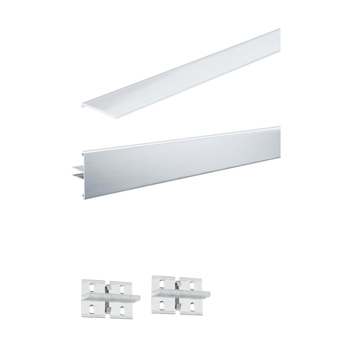LED Strip Profil Duo 1m Alu-Eloxiert