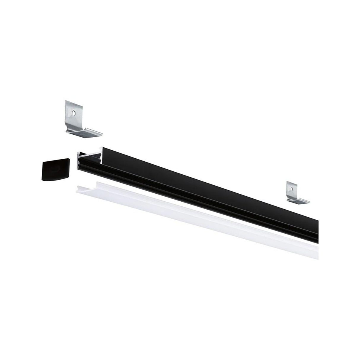LED Strip Profil Square 1m Schwarz