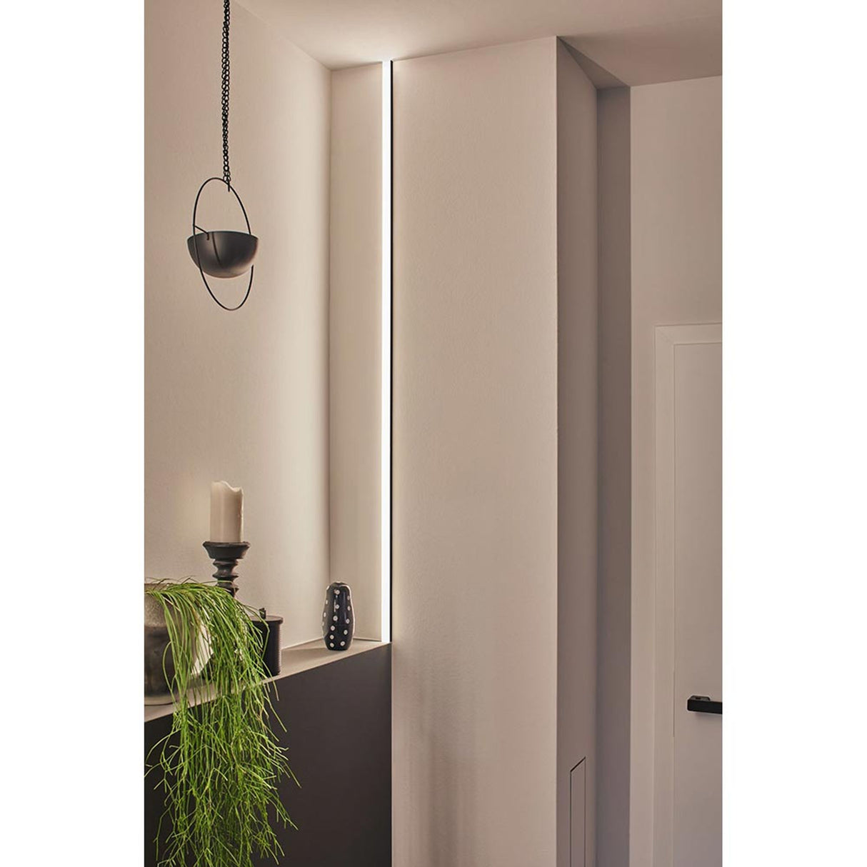 LED Strip Profil Square 1m Schwarz
