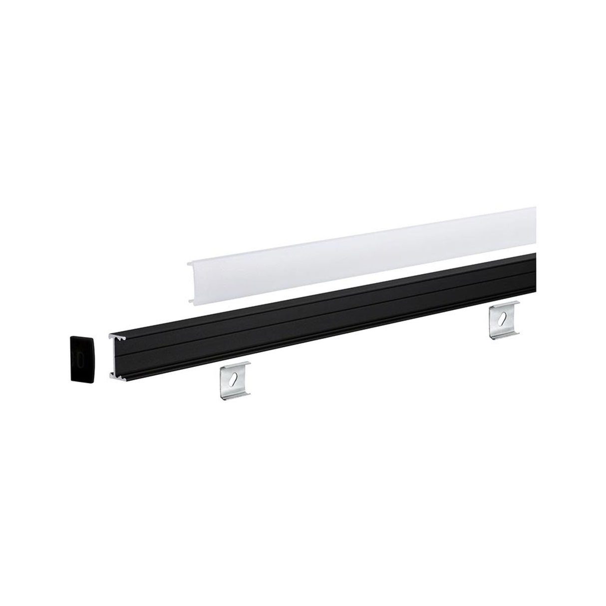 LED Strip Profil Square 2m Schwarz