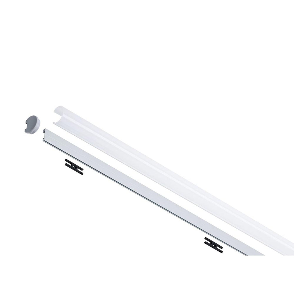 LED Strip Profil Tube 2m Weiß
