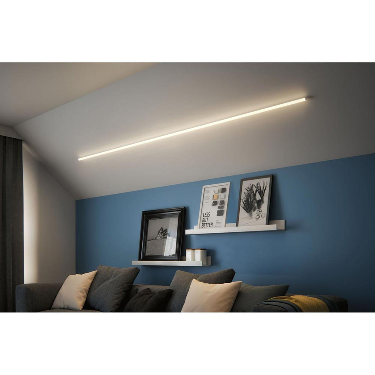 LED Strip Profil Tube 2m Weiß