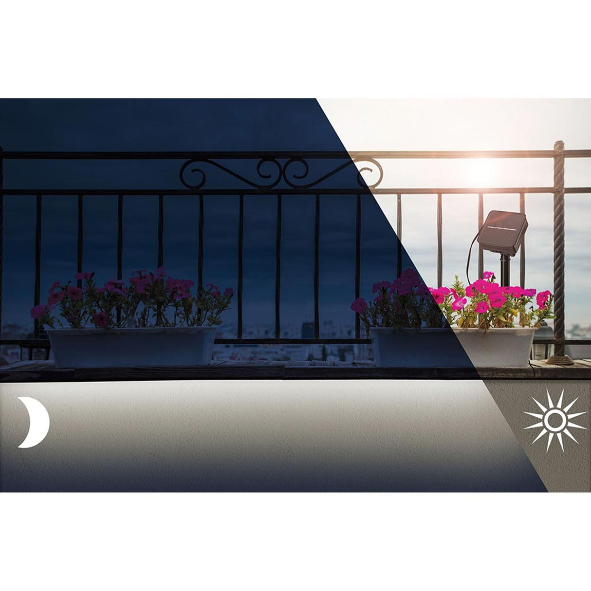 LED Solar Strip 3m inkl. Dämmerungssensor 60 LEDs/m IP44