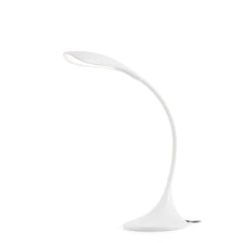 LED OTTO 5.5W white table reading lamp in an elegant design, ideal for reading and working.