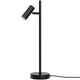LED Tischlampe Omari in minimalistischen schwarz, mit Touch-Schalter und Dimmer für anpassbare Beleuchtung.
