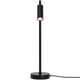 LED Tischlampe Omari in minimalistischen schwarzem Design mit Touch-Schalter und Dimmerfunktion.