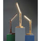 Moderne LED Tischlampen mit Touch-Dimmer in Eiche-Geölt, ideal für stilvolle Akzente.