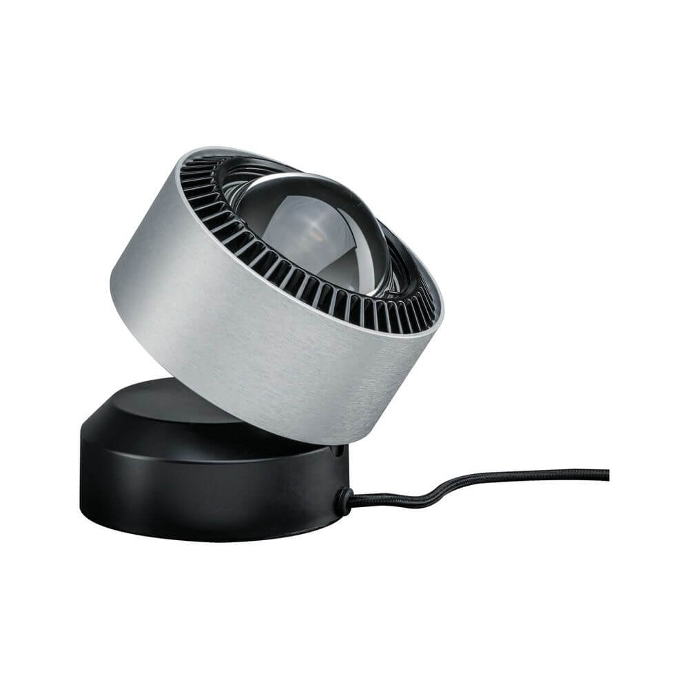 LED Tischleuchte Aldan 3, 5W mit kippbarem Fuß für indirekte Lichteffekte und Mehrstufen-Touchdimmer.