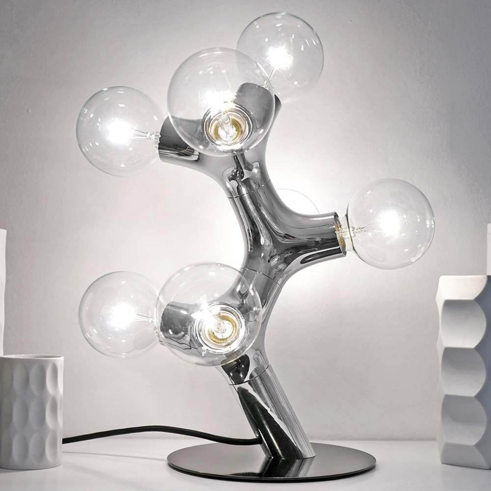 DNA Triple-7 Tischlampe Chrom