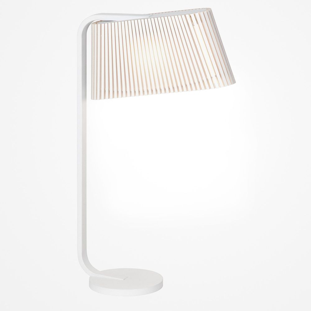 Lampa stołowa LED Owalo 7020 wykonana z drewna 50 cm