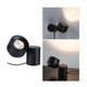 LED Wand- & Tischleuchte Puric Pane mit Touch-Dimmer Schwarz in schwarz, flexibel als Tisch- und Wandleuchte einsetzbar.