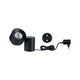 LED Wand- & Tischleuchte Puric Pane mit Touch-Dimmer Schwarz - modernes Design, flexibel als Tisch- oder Wandleuchte einsetzbar.