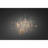LED Drop Light Chain 100 Amber -gekleurde diodes