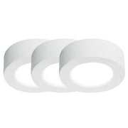 LED Unterbauleuchte Kitchenio 3-Kit - moderne weiße LED Unterbauleuchten für Küche, flexibel montierbar