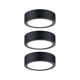 LED Unterschrankleuchte Pukk Rund 6,5cm Schwarz