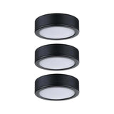 LED Unterschrankleuchte Pukk Rund 6,5cm Schwarz