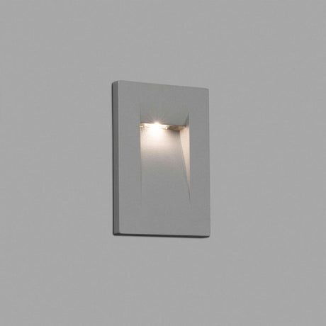 LED Applique extérieure encastrée HORUS-2 3000K IP65 Gris au design gris, idéal pour les espaces extérieurs.